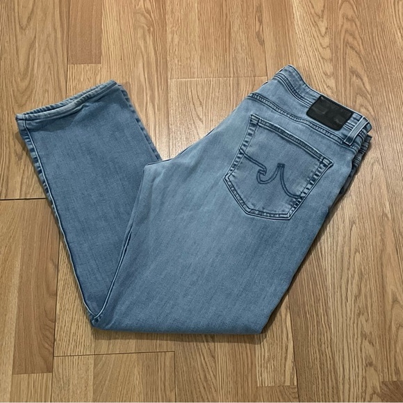 Adriano Goldschmied Men’s 36x34 (36x30) Straight Fit Graduate Jeans Light Blue - Picture 1 of 14